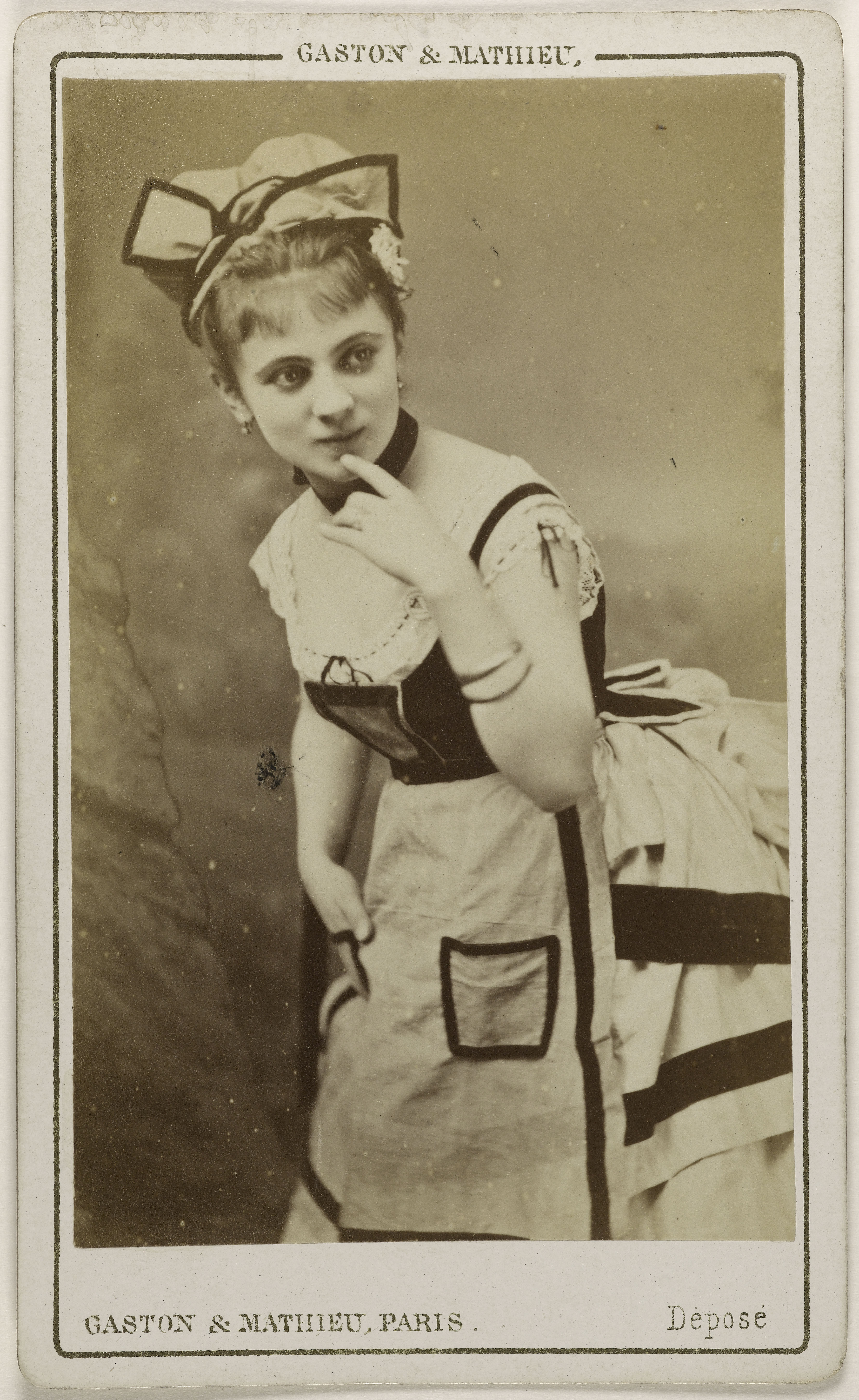 Gaston & Mathieu, Portrait de Beaumaine (ou Baumaine), Juliette, (danseuse)