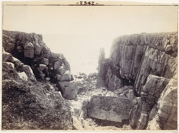 Francis Bedford, [Rocky Inlet with Seascape]