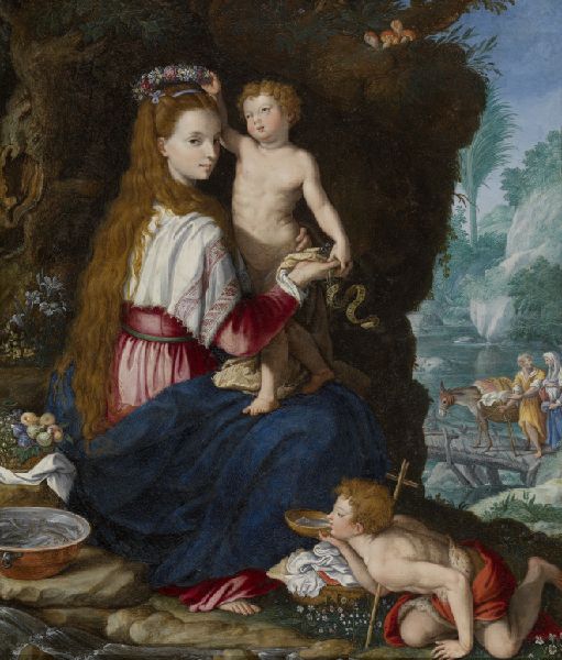 Alessandro Allori, Madonna with the Infant Saint John the Baptist