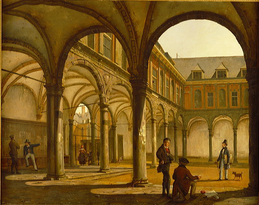 Kaspar Karsen, The Old Amsterdam Stock Exchange by Hendrick de Keyser