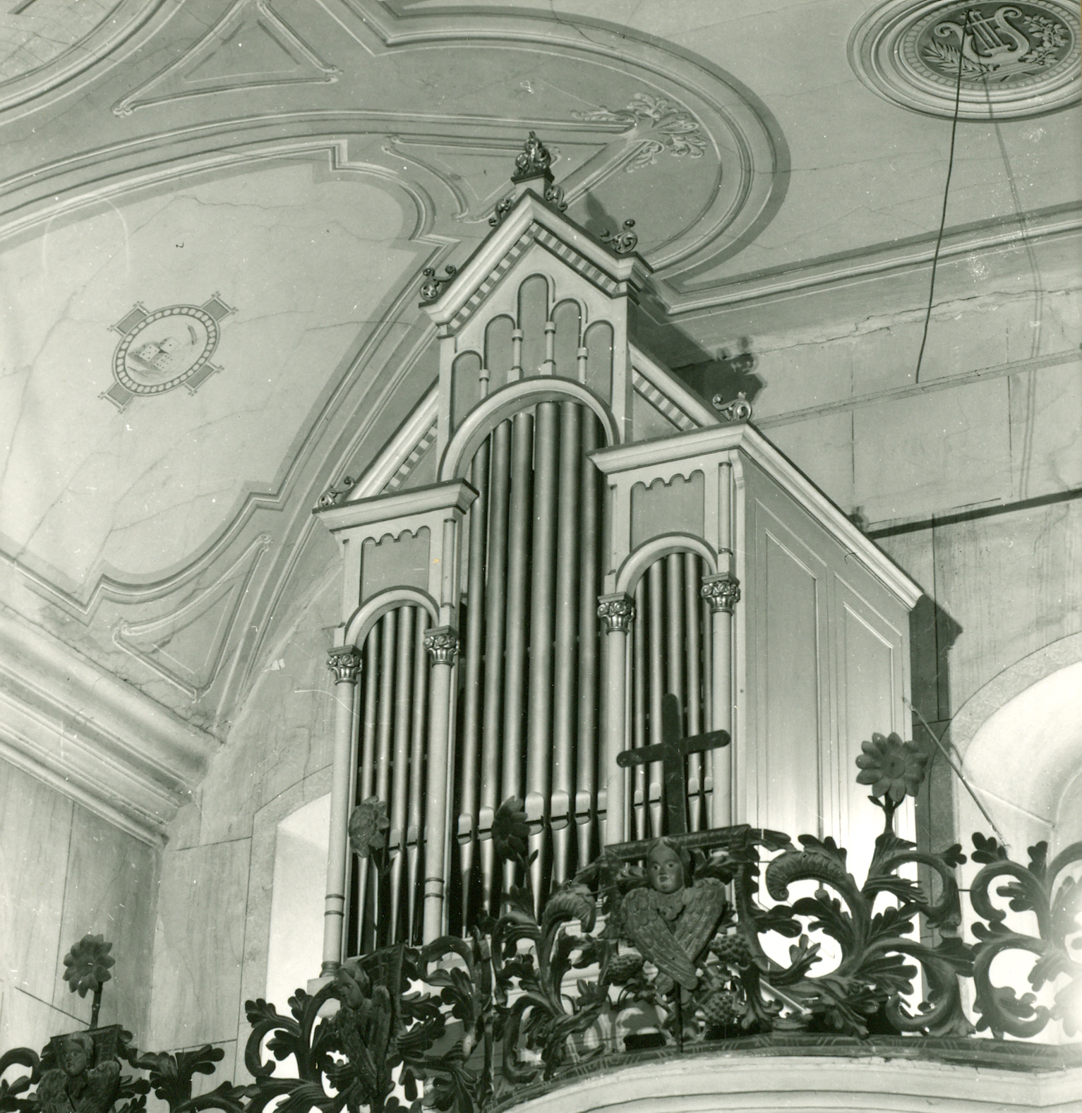 Nino Vranić, Osijek (Osijek) - Crkva franjevačkog samostana - Prospekt - total - lijevo krilo