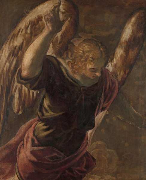 Jacopo Tintoretto, Angel from the Annunciation to the Virgin