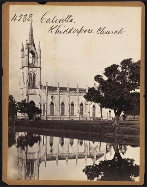 Francis Frith, Calcutta.  Khidderpore Church