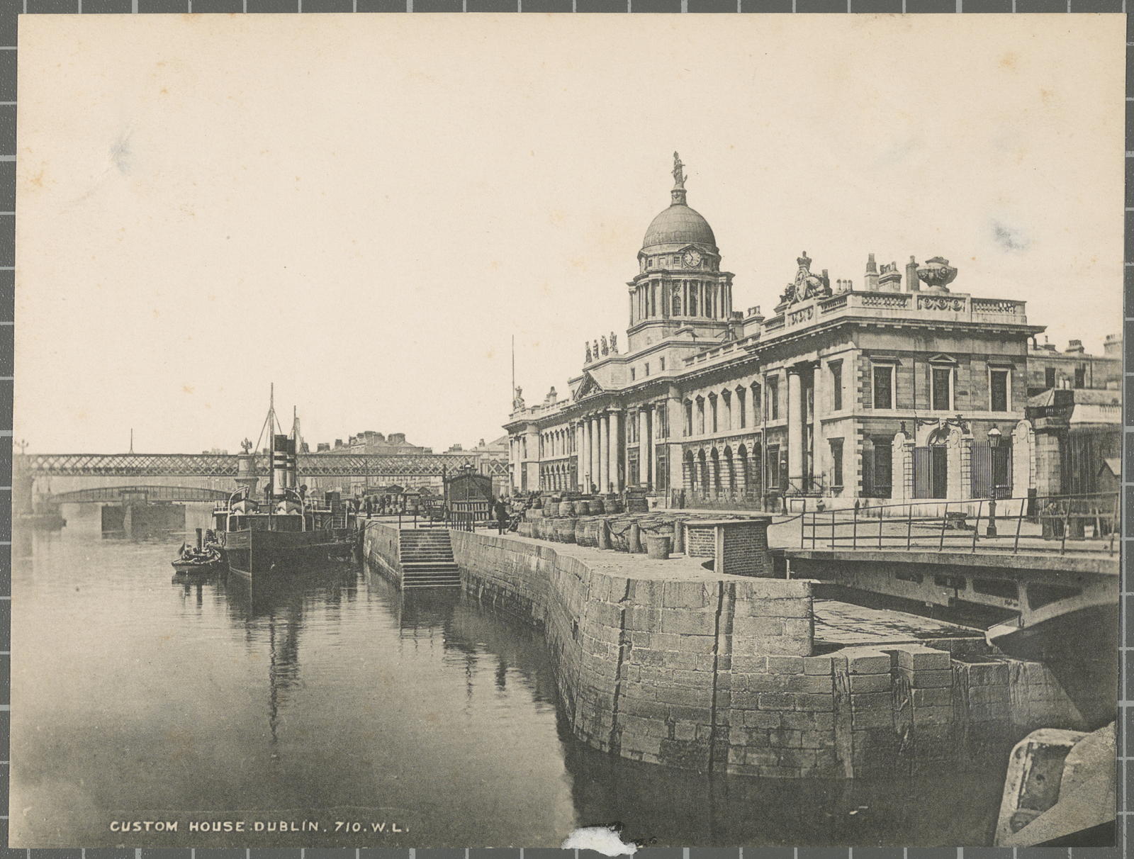 Desconegut, Custom House. Dublin. 710. W.L.