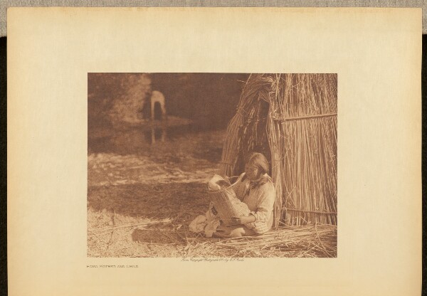 Edward S. Curtis, Pomo Mother and Child