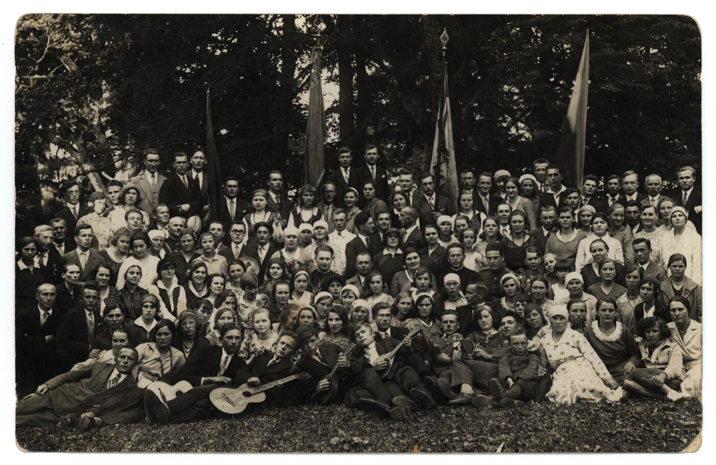Nežinomas fotografas, Šaulių susirinkimas Raudondvaryje