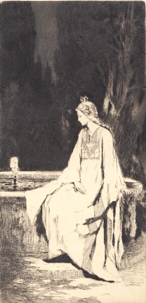 Frans Schwartz, Prinsessen ved springvandet