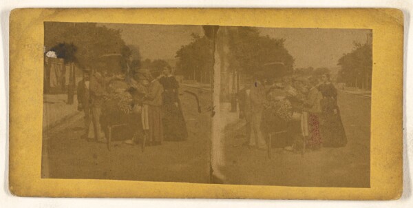 Unknown, [Group of people on street]