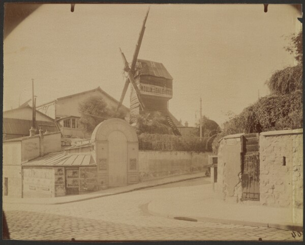 Eugène Atget, [Moulin de la Galette]