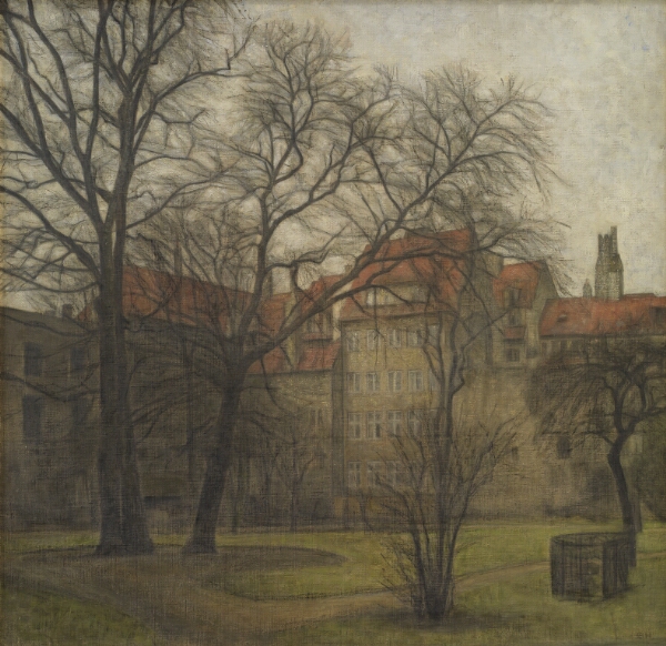 Svend Hammershøi, Haven ved Prinsens Palæ