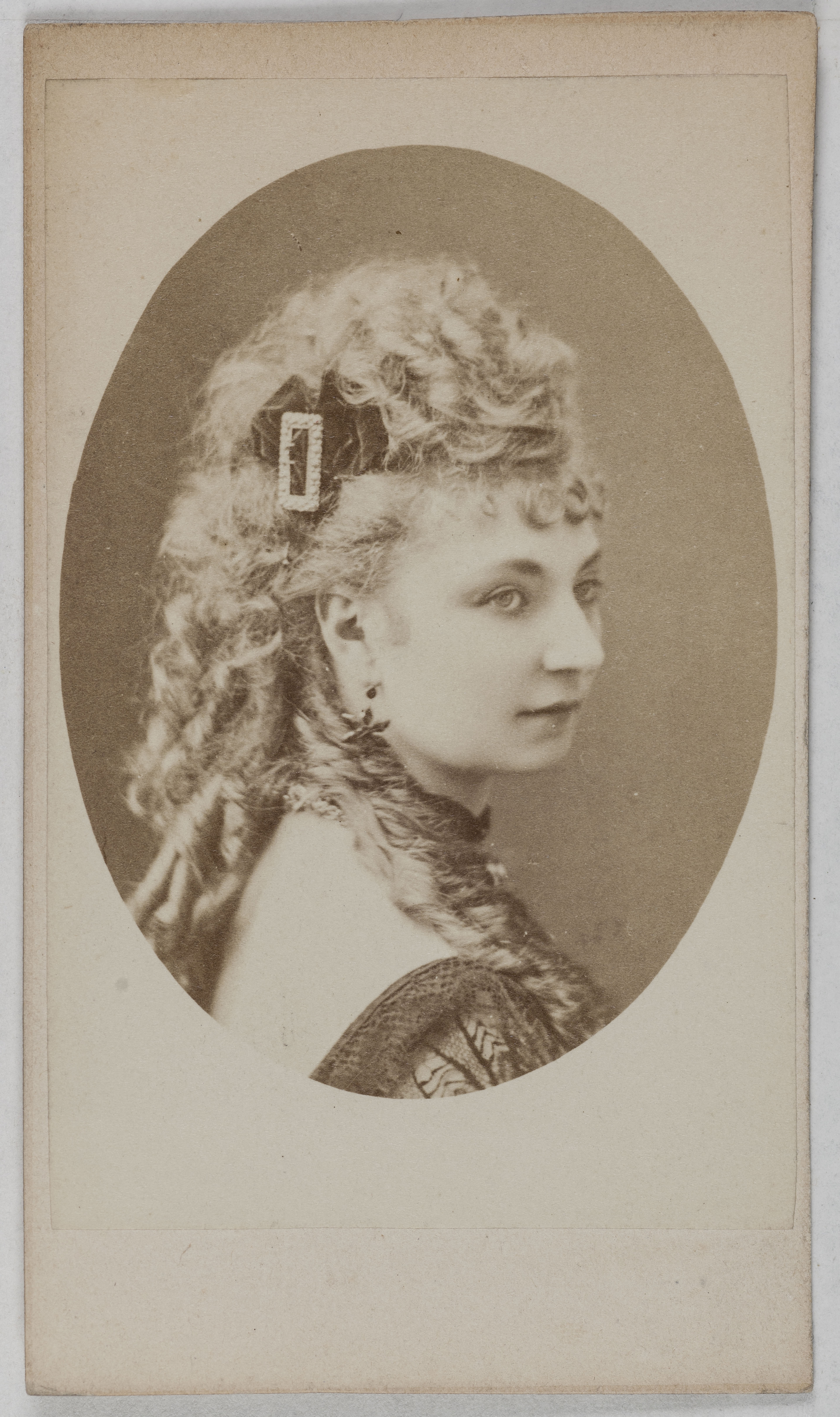 Anonyme, Portrait de Ketty, actrice au Théâtre de Déjazet.