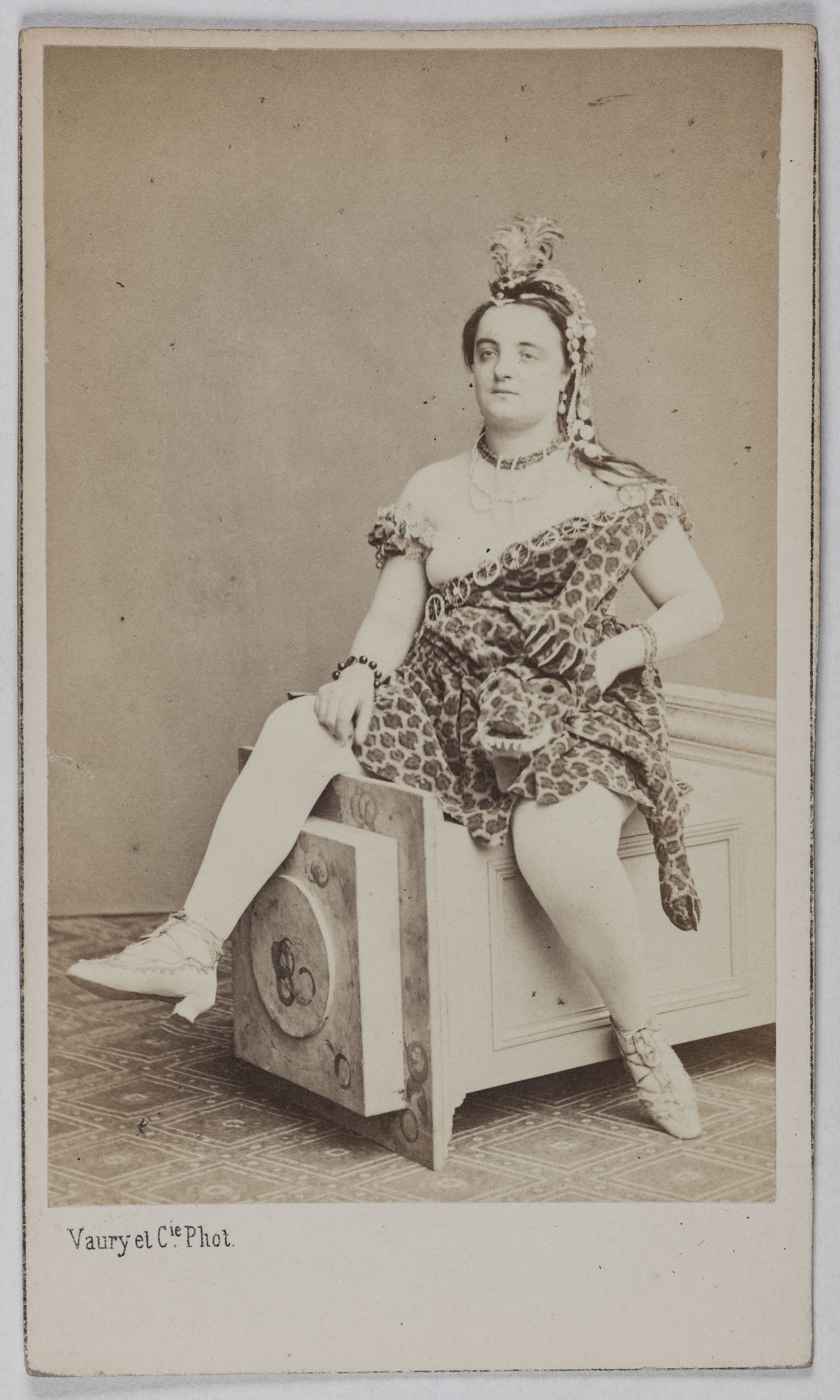 Vaury et Cie, Portrait de Gabrielle (actrice au théâtre des Variétés)