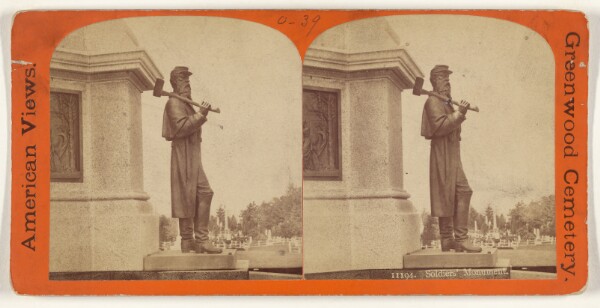 Edward and Henry T. Anthony & Co., Greenwood Cemetery. Soldiers' Monument.