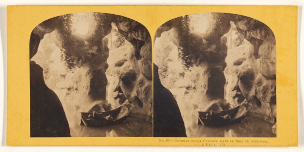 Unknown, Caverne de la Cascade, dans Le Bois de Boulogne, a Paris.