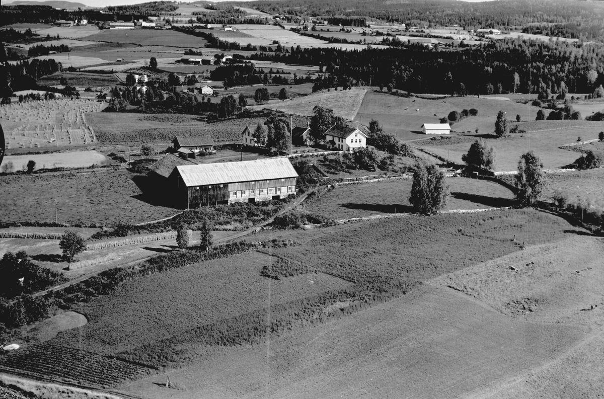 Anno Domkirkeodden, Flyfoto av Aarsrud i Gaupen, Ringsaker.