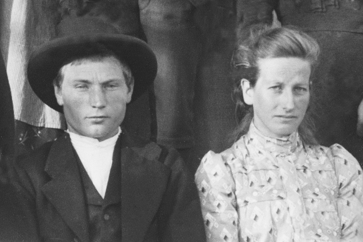 Anno Domkirkeodden, GRUPPE 2, EKTEPAR, KNUT KRISTIANSEN FØDT: 1881, OLINE HANSDATTER FØDT: 1882, LIA