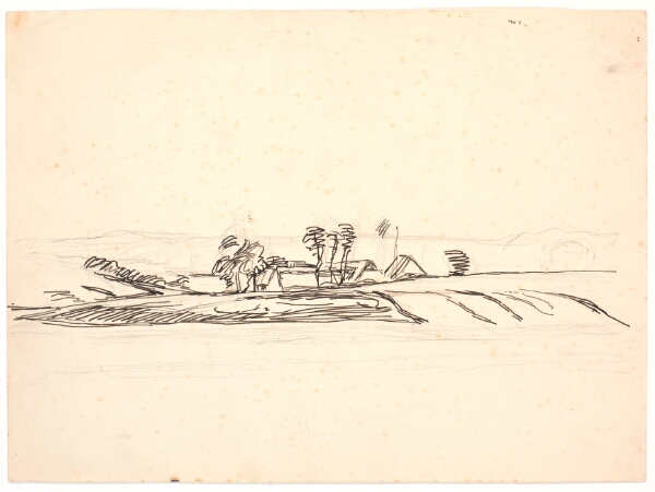 Fritz Syberg, Landskab med en gård