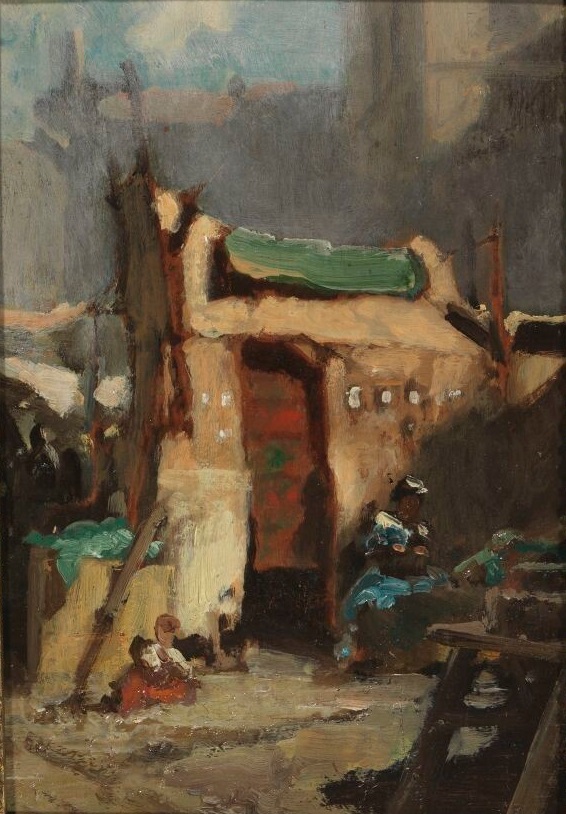 Carl Spitzweg, Munich Tandlmarkt