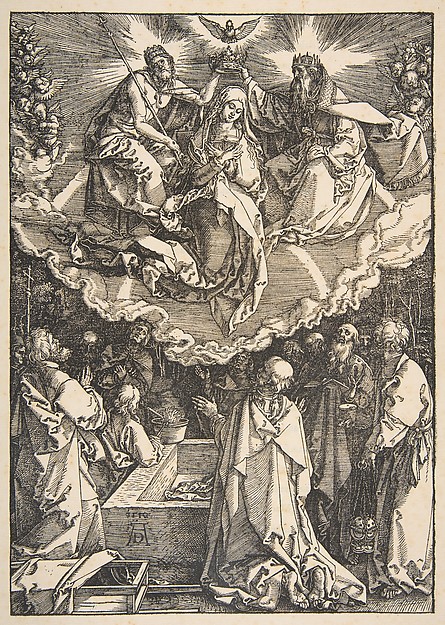 Albrecht Dürer, The Assumption and Coronation of the Virgin, from "The Life of the Virgin"