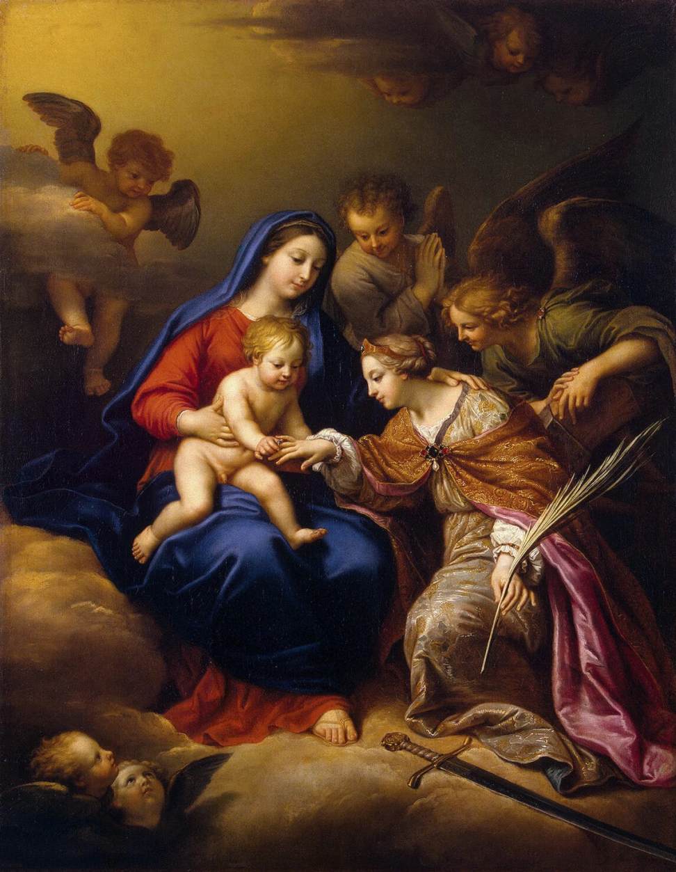 Pierre Mignard I, Le Mariage mystique de sainte Catherine (Mystic Marriage of St Catherine)