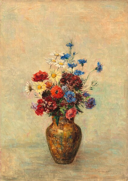 Odilon Redon, Flowers in a Vase