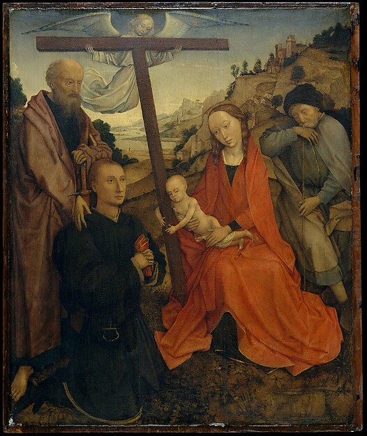 Rogier van der Weyden, The Holy Family with Saint Paul and a Donor