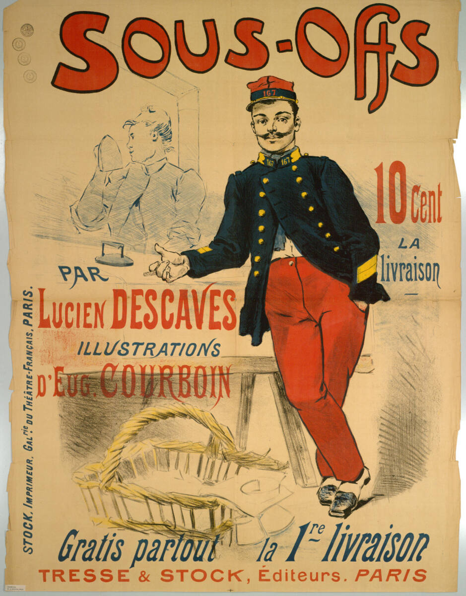 Anonym, sous-offs; PAR LUCIEN DESCAVES; TRESSE & STOCK, Éditeurs, PARIS