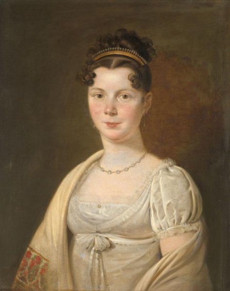 Adriaan de Lelie, Portrait of Wilhelmina Maria Haack (1786-1857), fourth Wife of Gerrit Verdooren