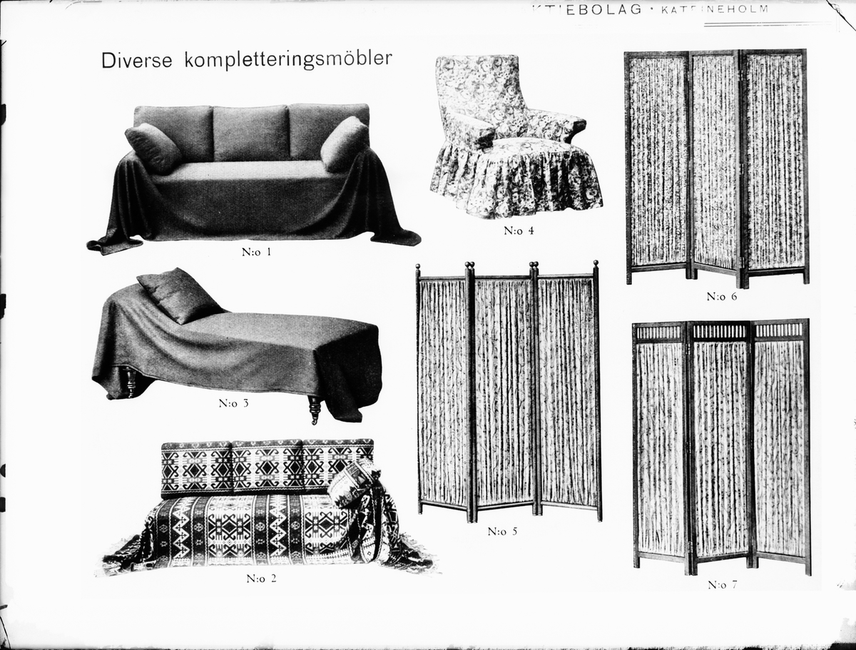 Skötsner-Edhlund, Reprophotography - furniture catalog, Uppland