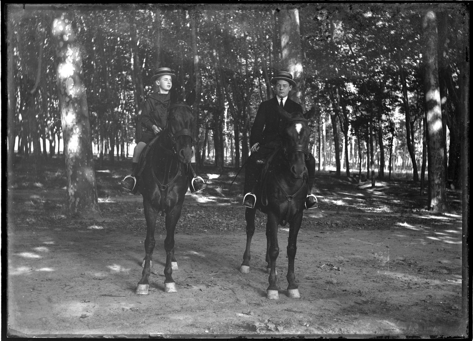 Desconegut, [Retrat a cavall]
