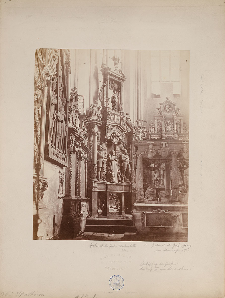 Georg Maria Eckert, Stiftskirche Wertheim am Main mit den Grabmälern der Wertheimer Grafen