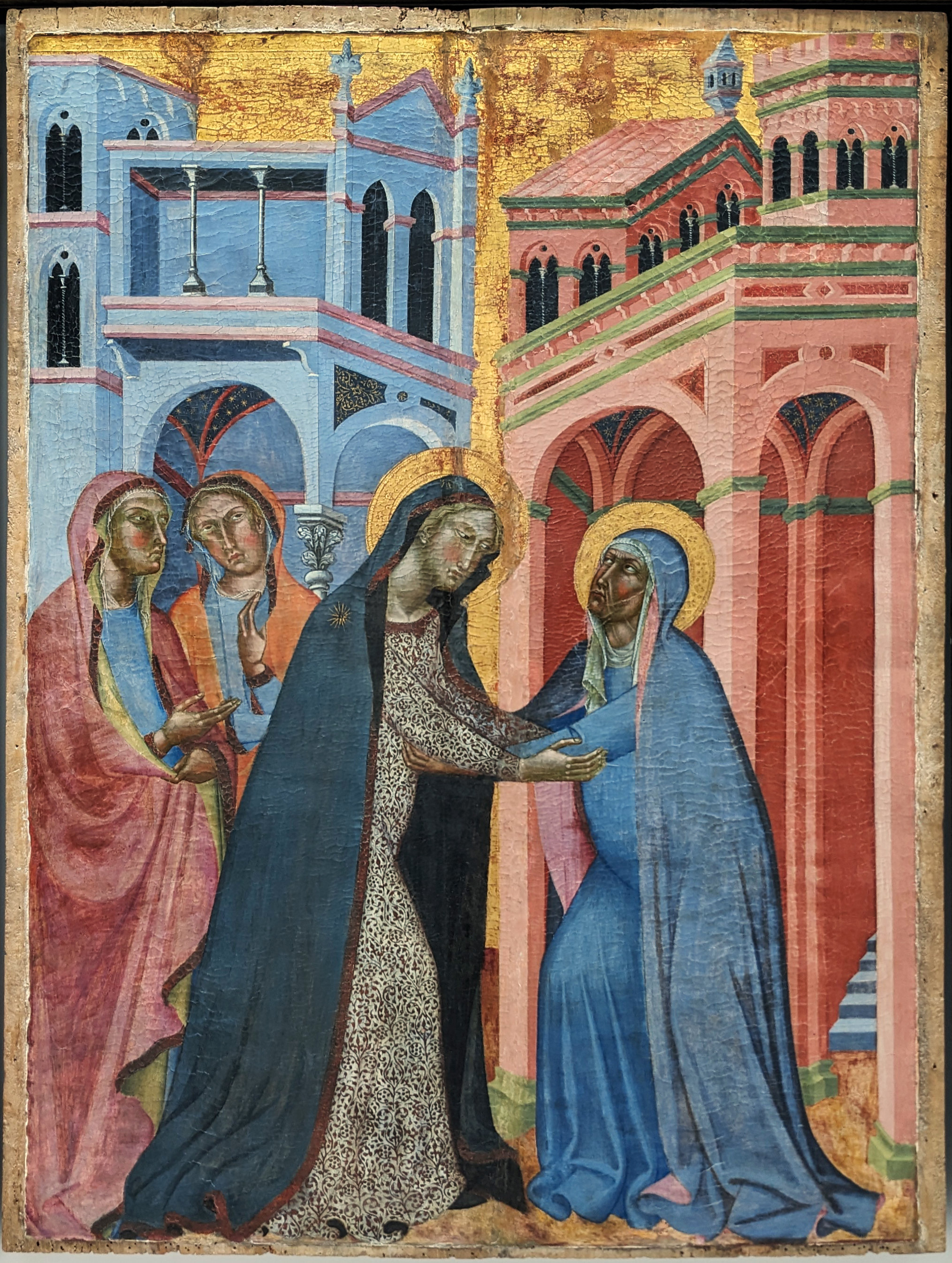 Bartolo di Fredi, Visitation (retable de la Trinité)