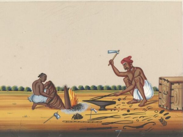 Unknown, One of eleven paintings of occupations