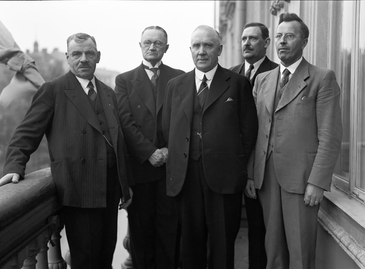 Paul Sandberg, Group Retreat - Men, Probably Uppsala, 1937