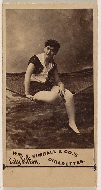 William S. Kimball & Company, Lily Elton, from the Actresses series (N203) issued by Wm. S. Kimball & Co.