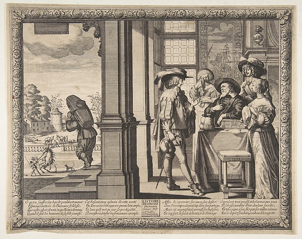 Abraham Bosse, The Prodigal Son Leaves Home