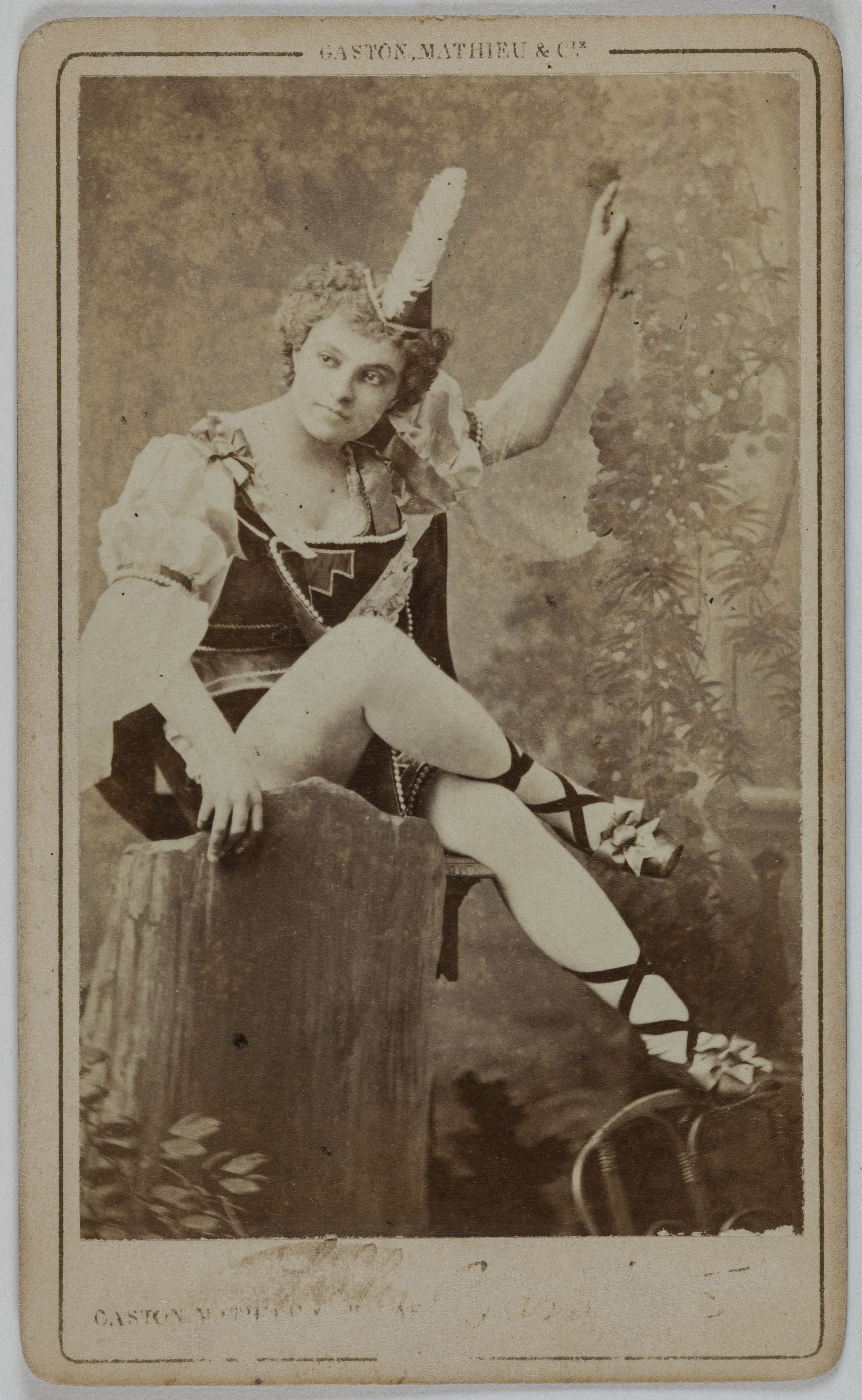 Mathieu & Cie Gaston, Portrait de Baratte (danseuse à l'Opéra)