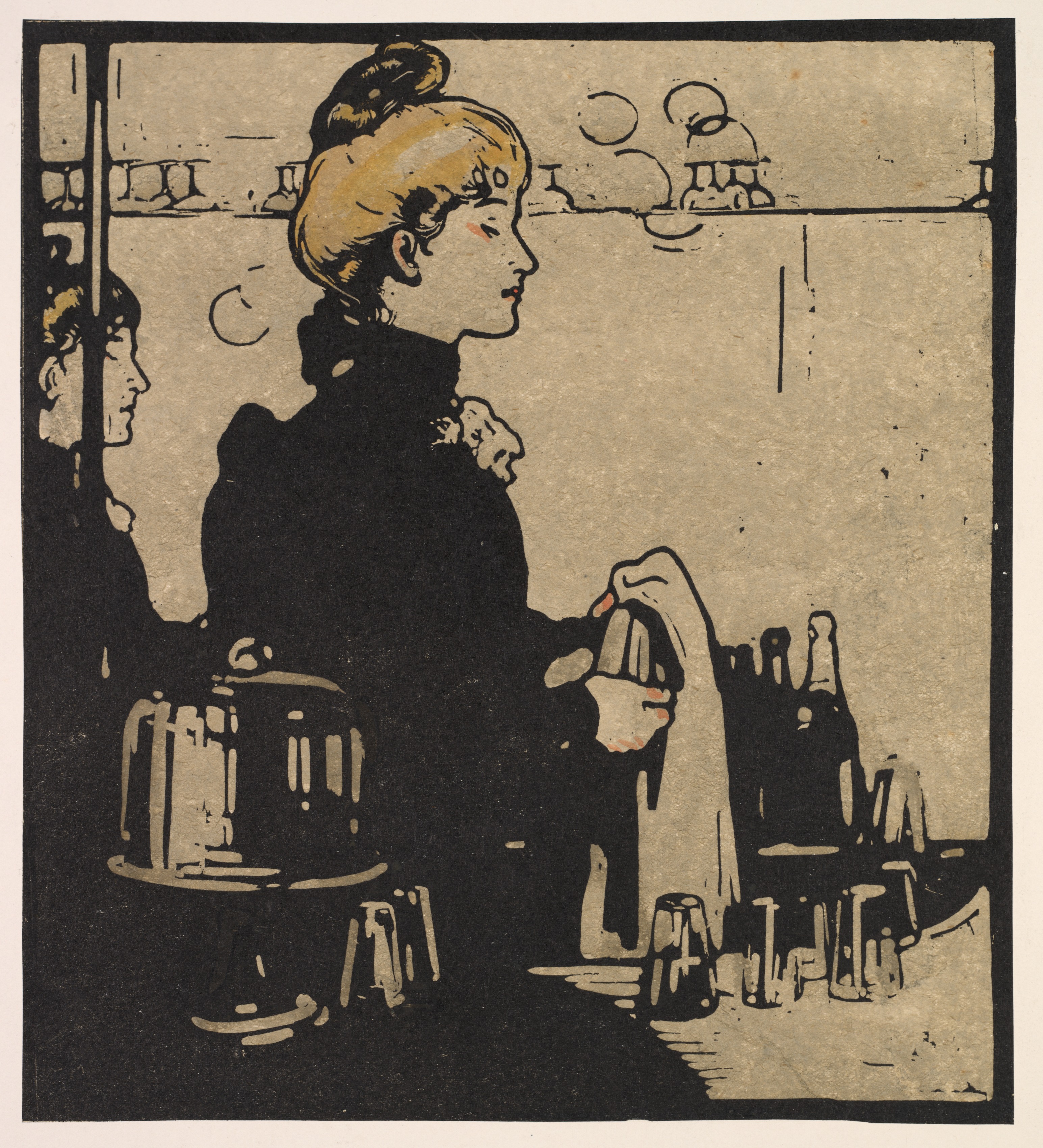 William Nicholson, London Types: Barmaid