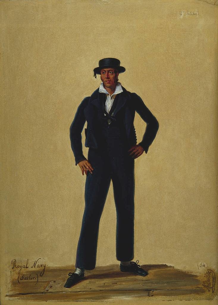 Alexandre Jean Dubois-Drahonet, Seaman Charles Hiches (b. 1789), Royal Navy