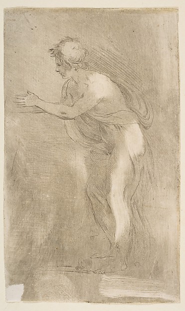 Stefano della Bella, Academy Study of a Young Man