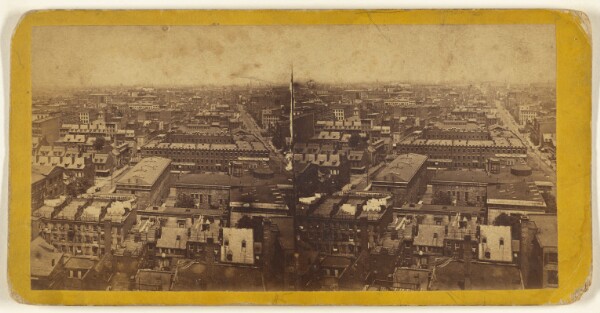 Edward and Henry T. Anthony & Co., Bird's Eye View of New-York City, from the Shot Tower.