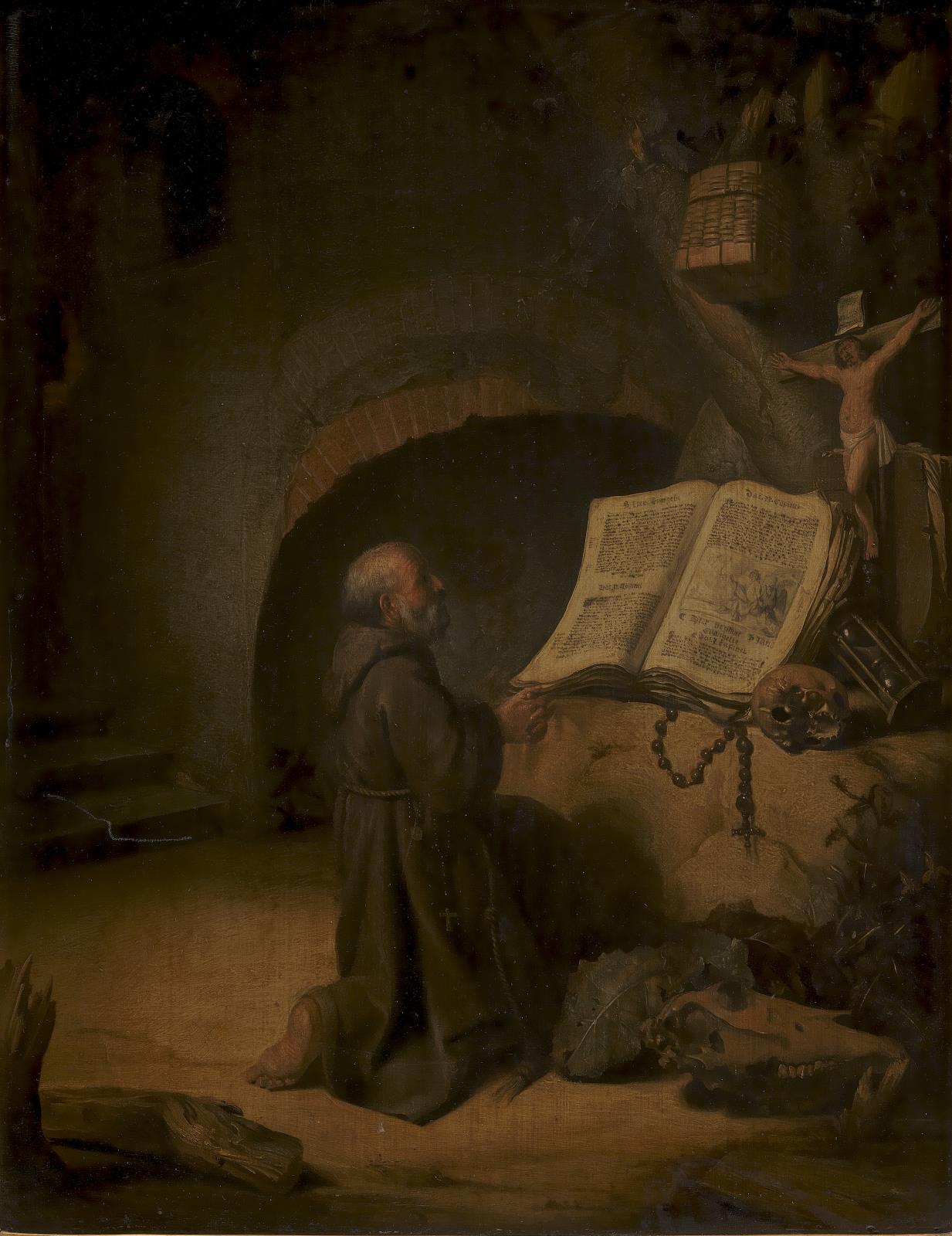 Jacob van Spreeuwen, En eneboer i bøn