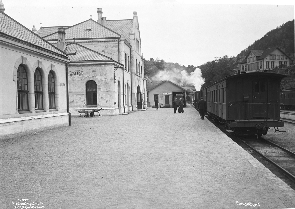 Anders Beer Wilse, Prot: Flekkefjordbanen Flekkefjord Jernbanestation Juni