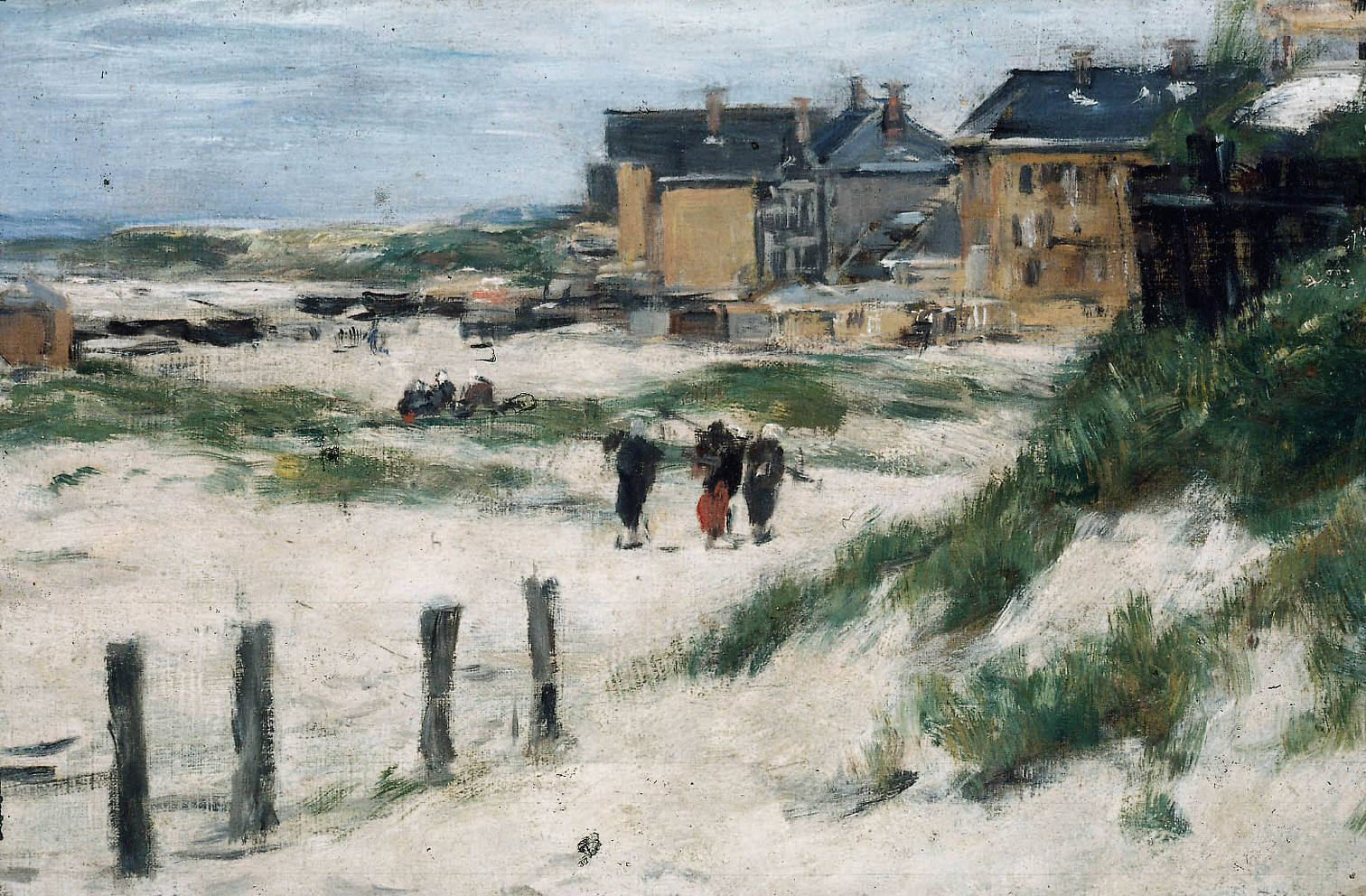 Eugène Louis Boudin, The Inlet at Berck (Pas-de-Calais)