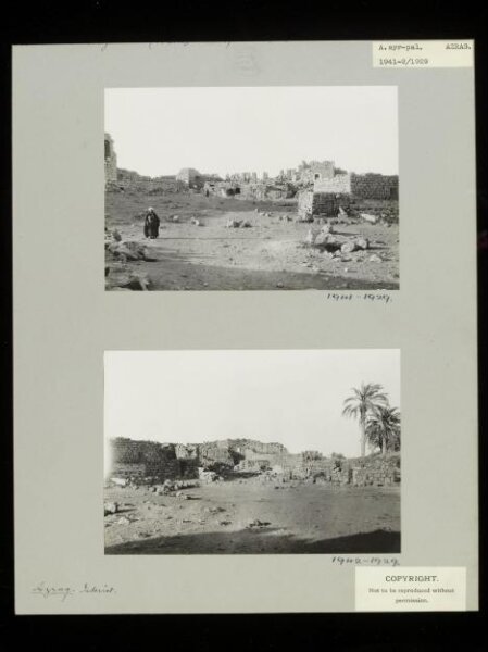 K.A.C. Creswell, View from the interior of Qasr al-Azraq, Jordan