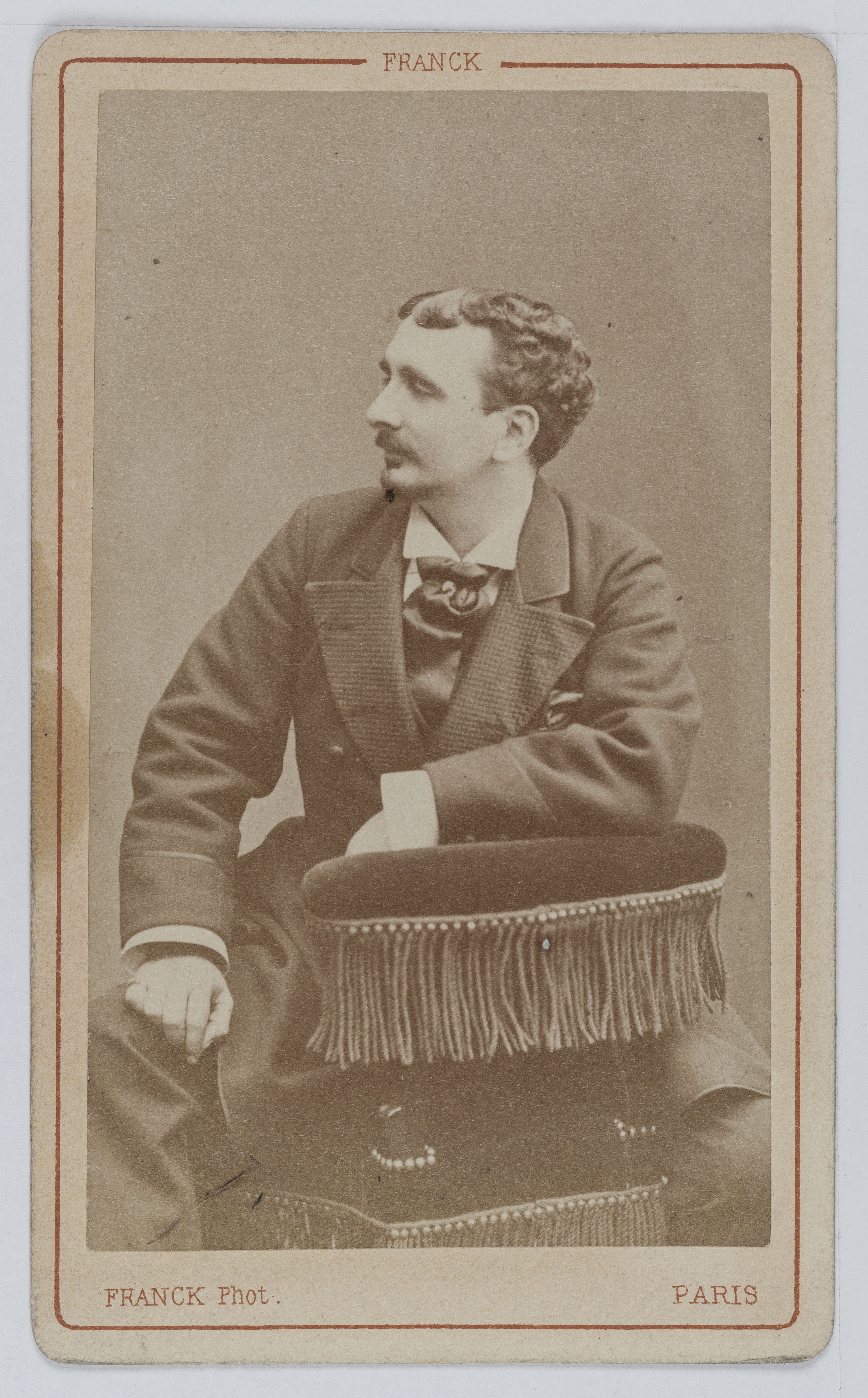 Franck, Portrait de Félix Puget, acteur de théâtre entre 1874 et 1896.