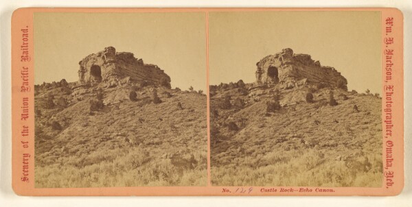William Henry Jackson, Castle Rock - Echo Canon.