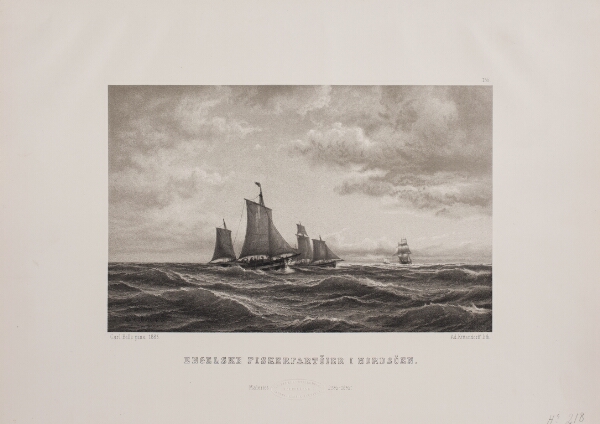 Adolph Kittendorff, Engelske fiskerfartøjer i nordsøen