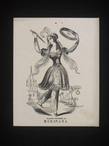Unknown, Madame Vestris, as/Morgiana