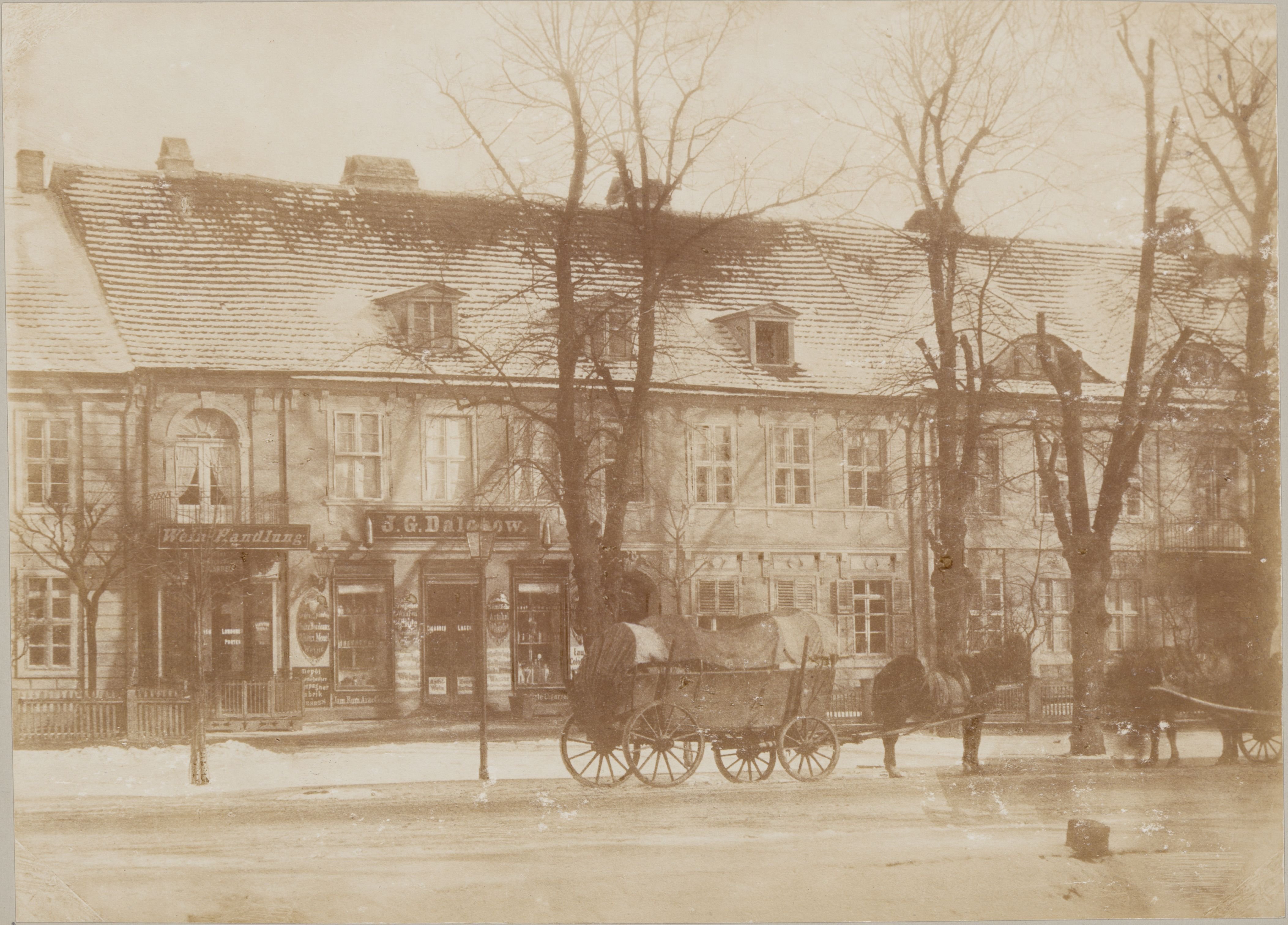 Unknown artist, Charlottenburger Weinhandlung